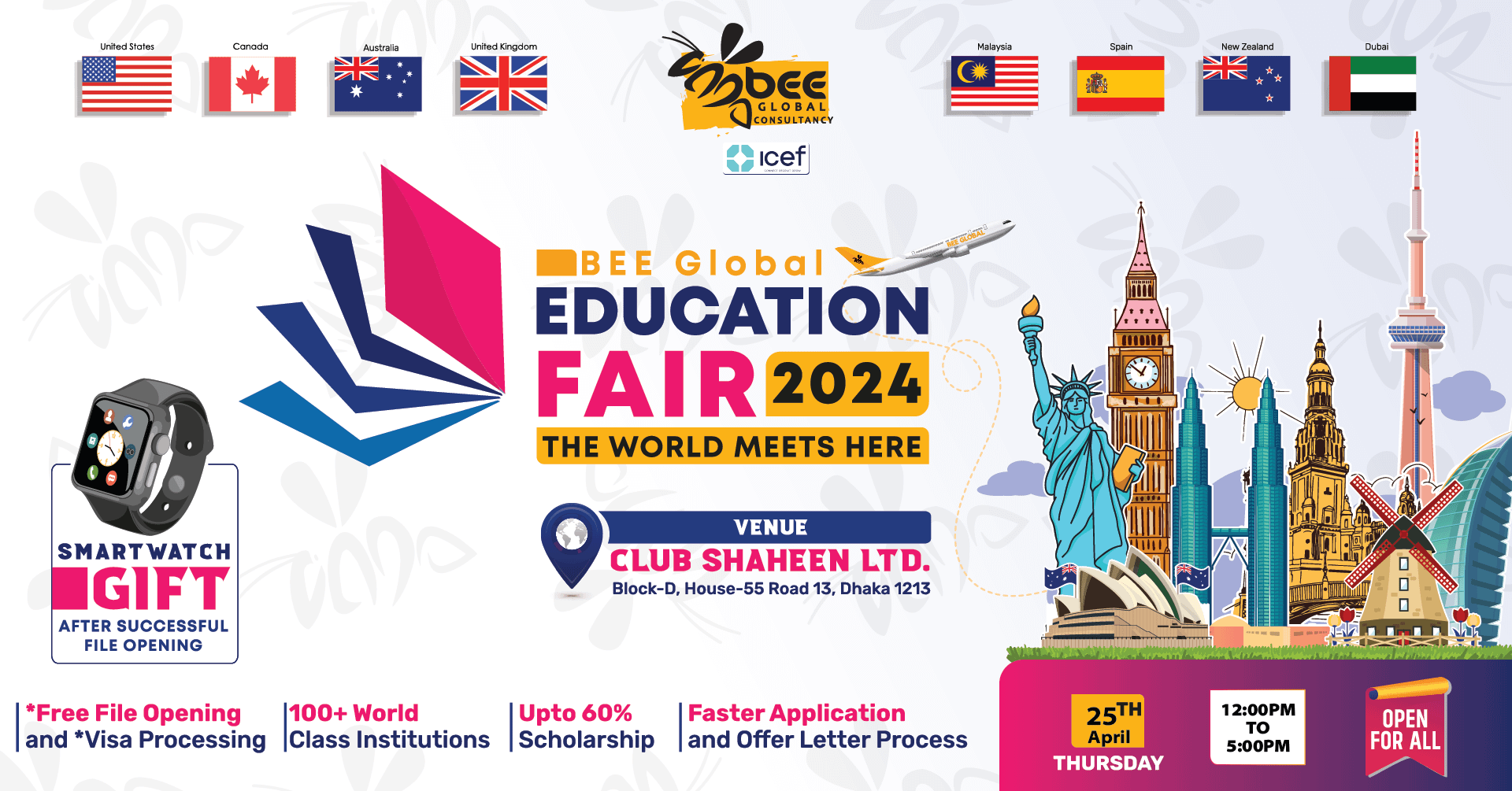 Discover Boundless Opportunities: BEE Global Education Fair – The World Meets Here