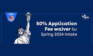 50% Application Fee Waiver for US Spring 2024 Intake with BEE Global Consultancy!